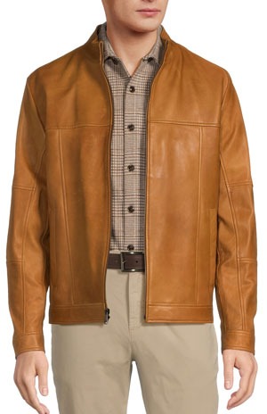 ROUNDTREE & YORKE Burnished Hipster Jacket