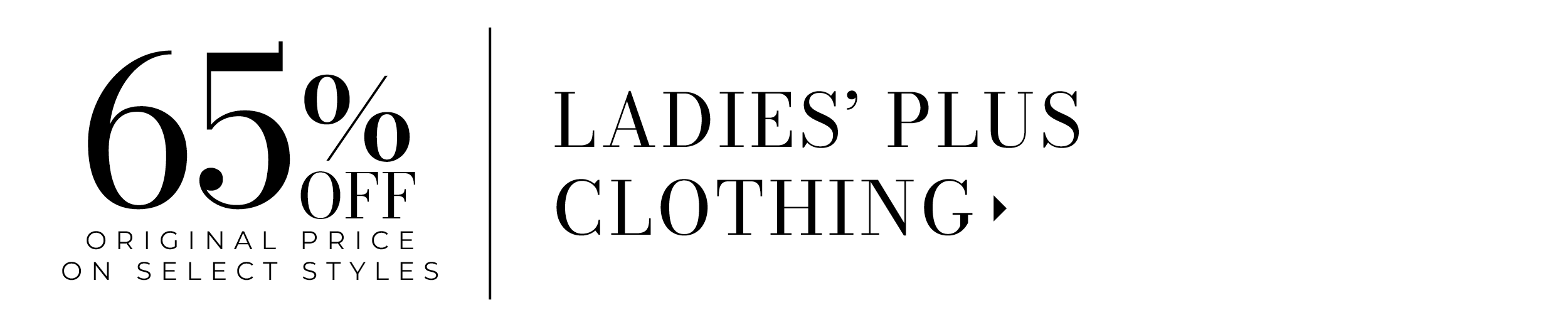 Shop 65% Off Ladies' Plus Clothing