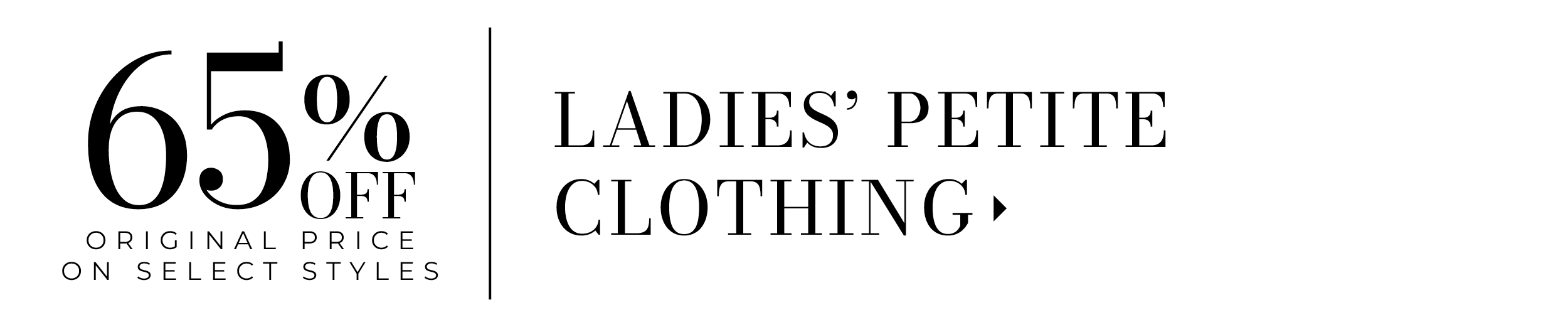 Shop 65% Off Ladies' Petite Clothing