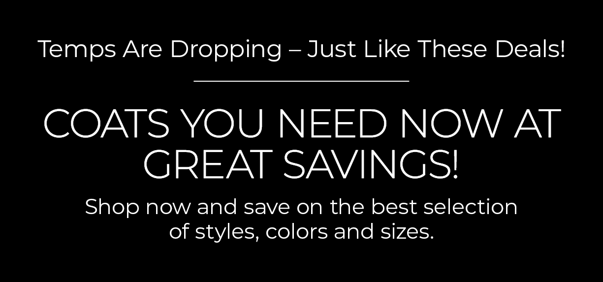 Women's Coat Savings