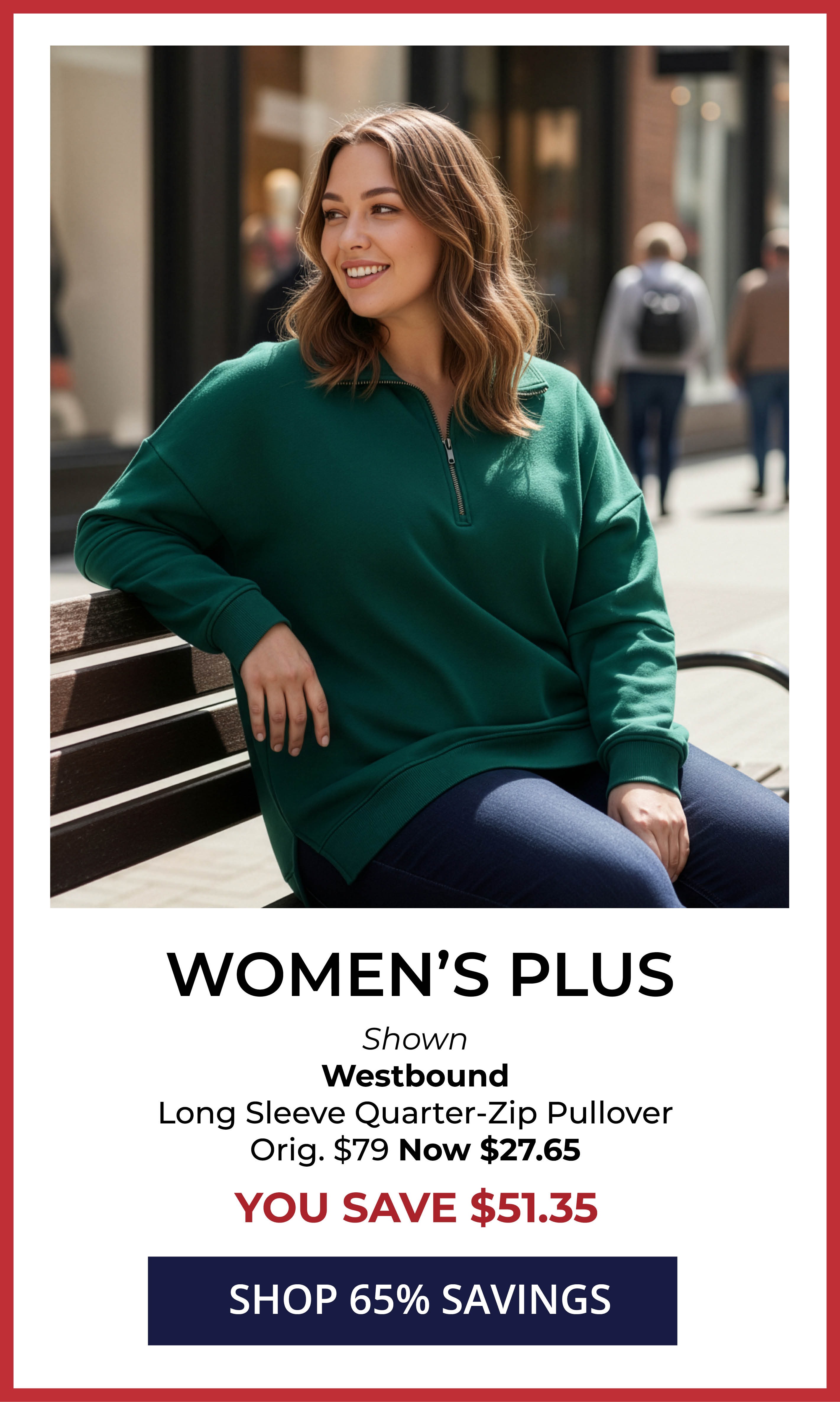 65% Off Women's Plus&nbsp;