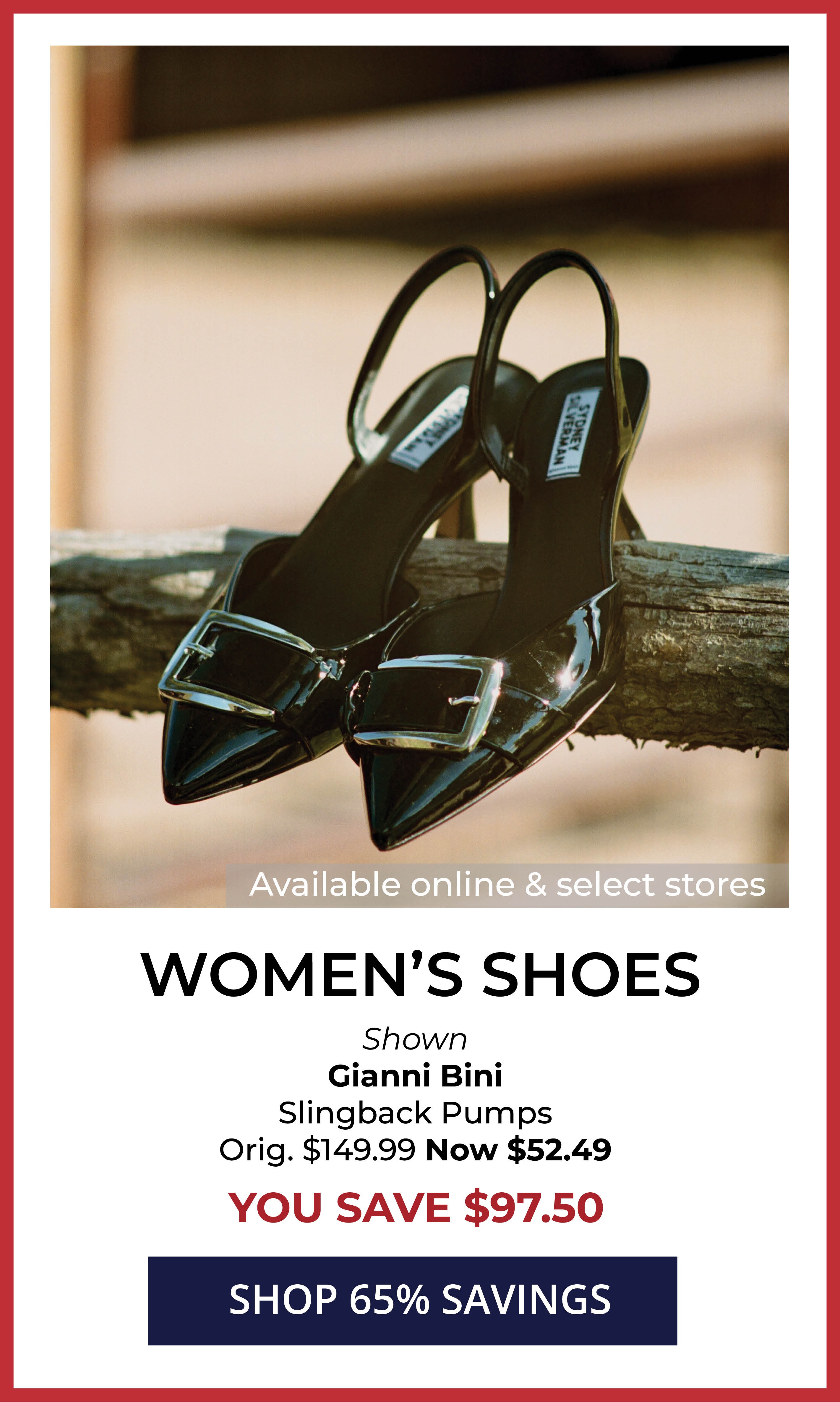 65% Off Women's Shoes&nbsp;