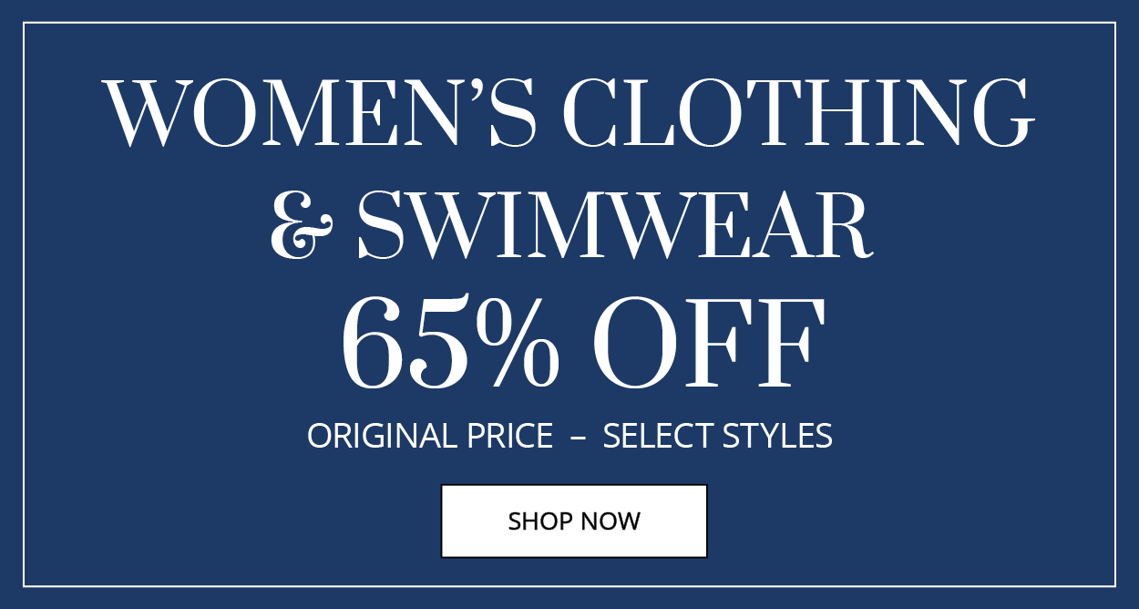  Women's Clothing & Swimwear 65% Off: Love a Deal? Us Too! 