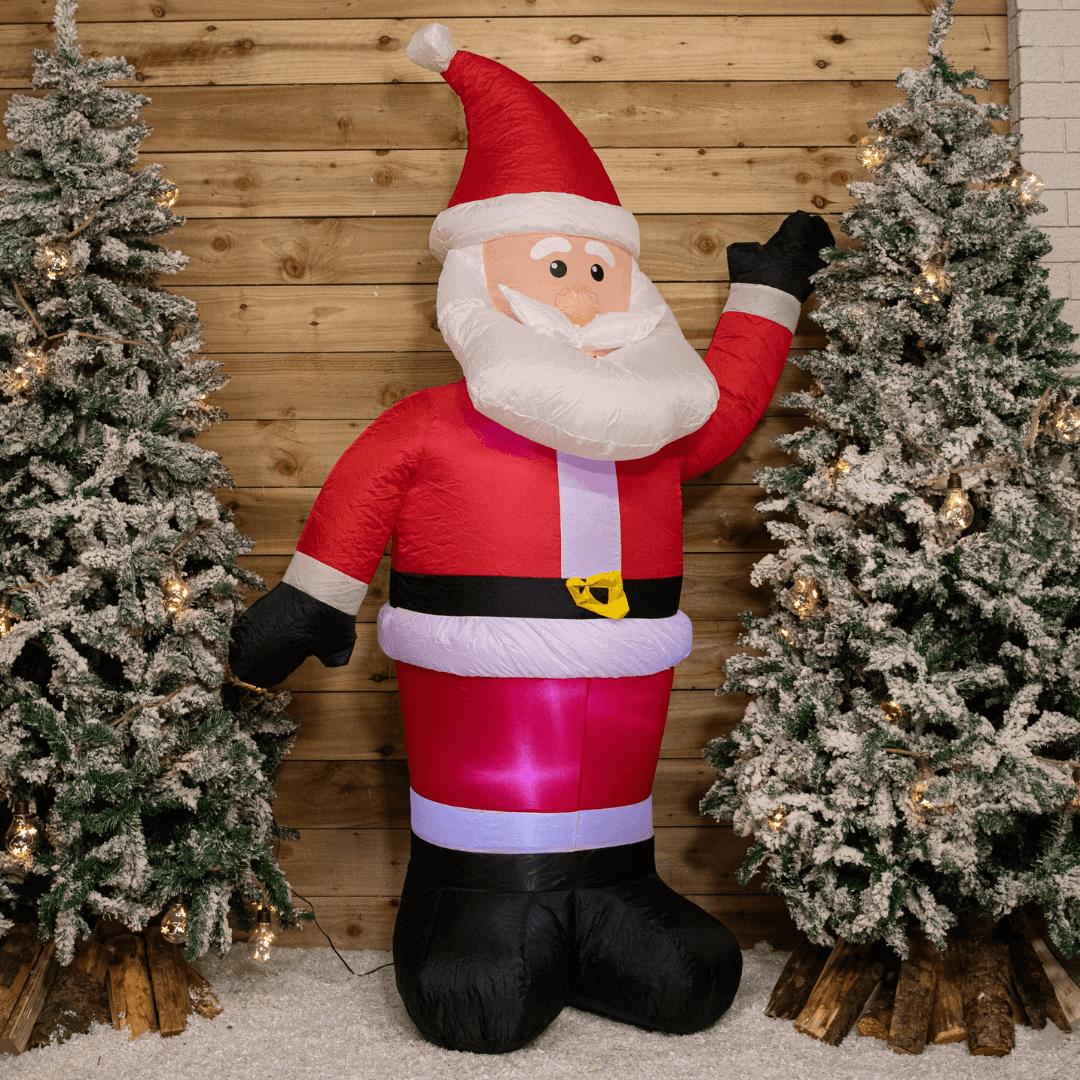 Image of 1.8m Giant Inflatable Santa Decoration