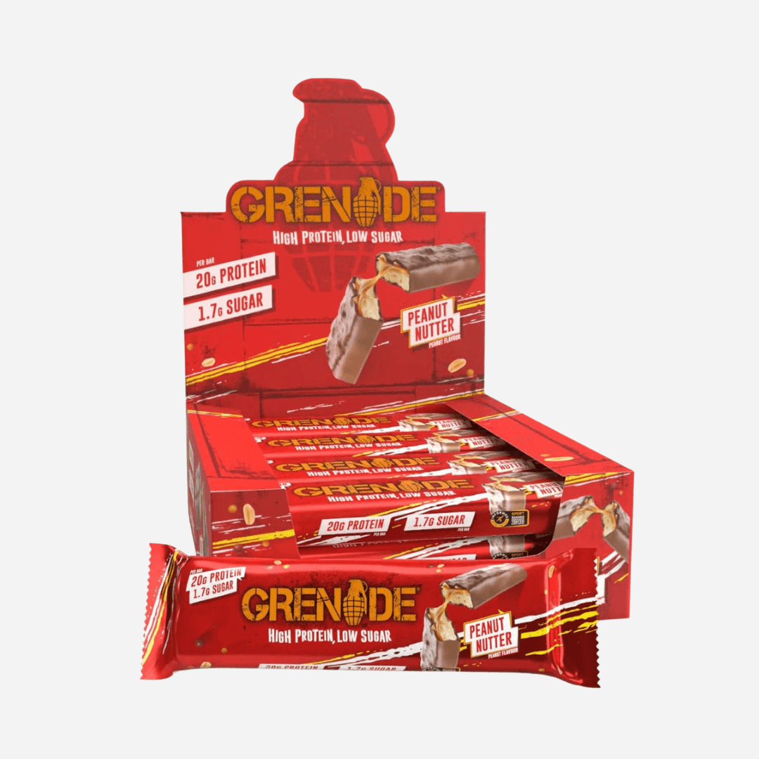 Image of 12 x Grenade High Protein Low Sugar Peanut Nut Bars