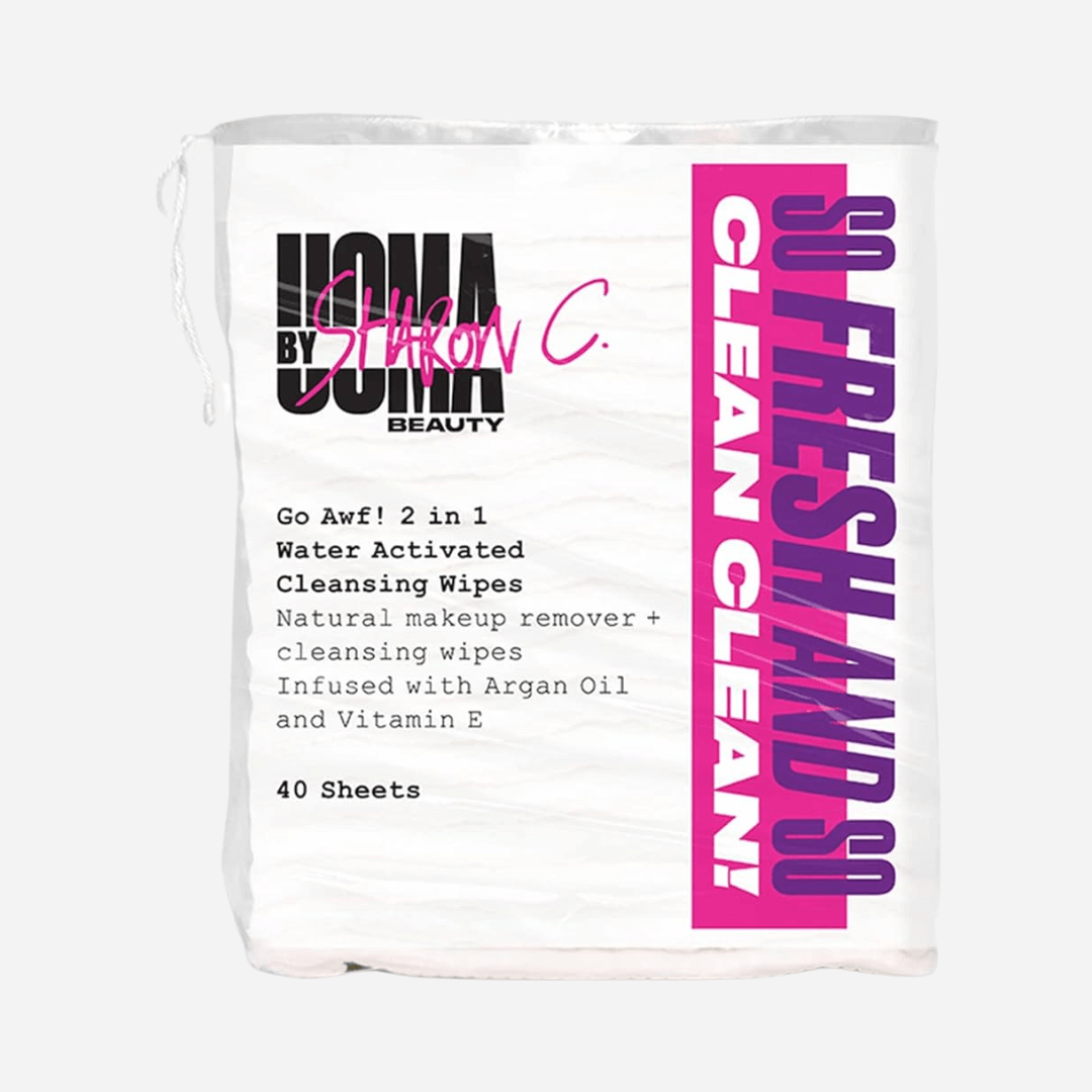 Image of UOMA by Sharon C 2-in-1 Cleansing Makeup Wipes