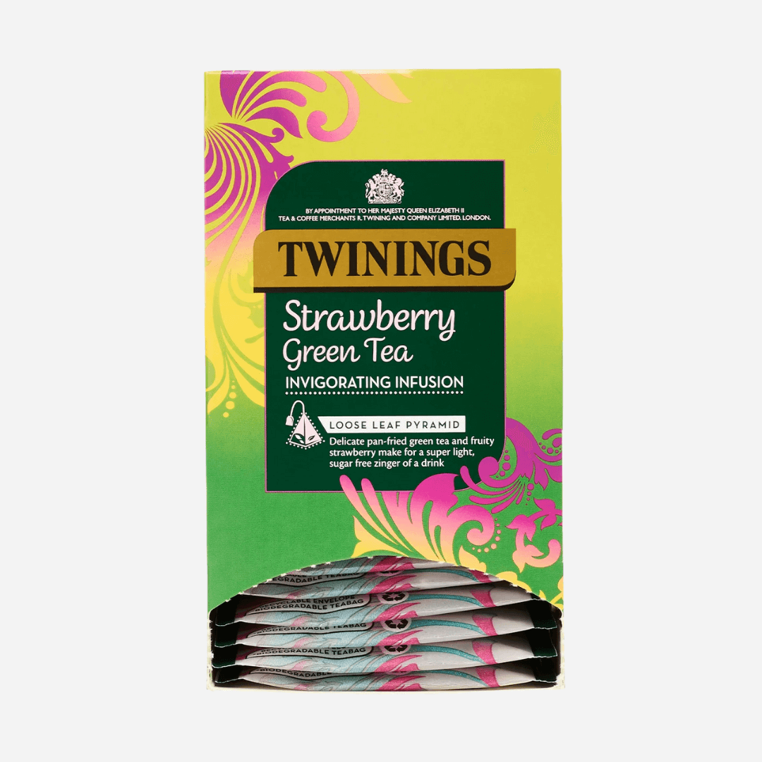 Image of Twinings Strawberry Green Tea