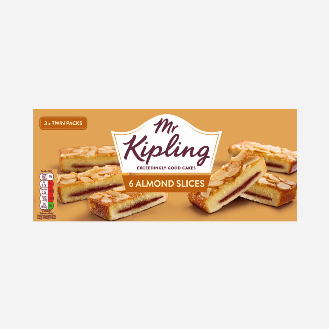 Image of Mr Kipling Exceedingly Good Cakes Almond Slices