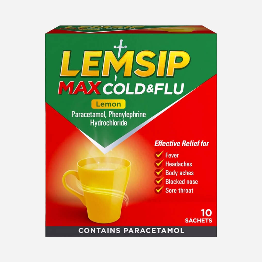 Image of Lemsip Max Cold & Flu Lemon