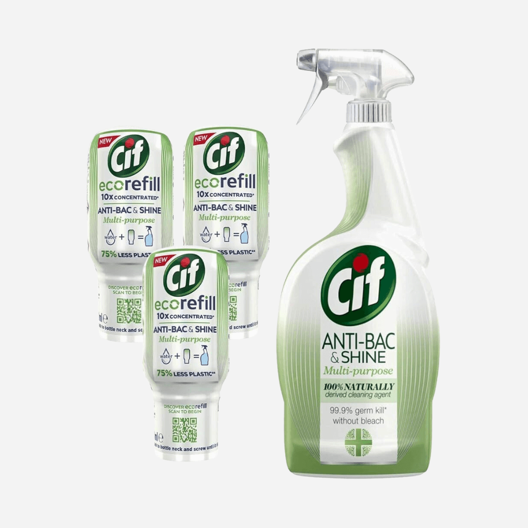 Image of Cif All Purpose Cleaner Spray With 3 Eco Refills