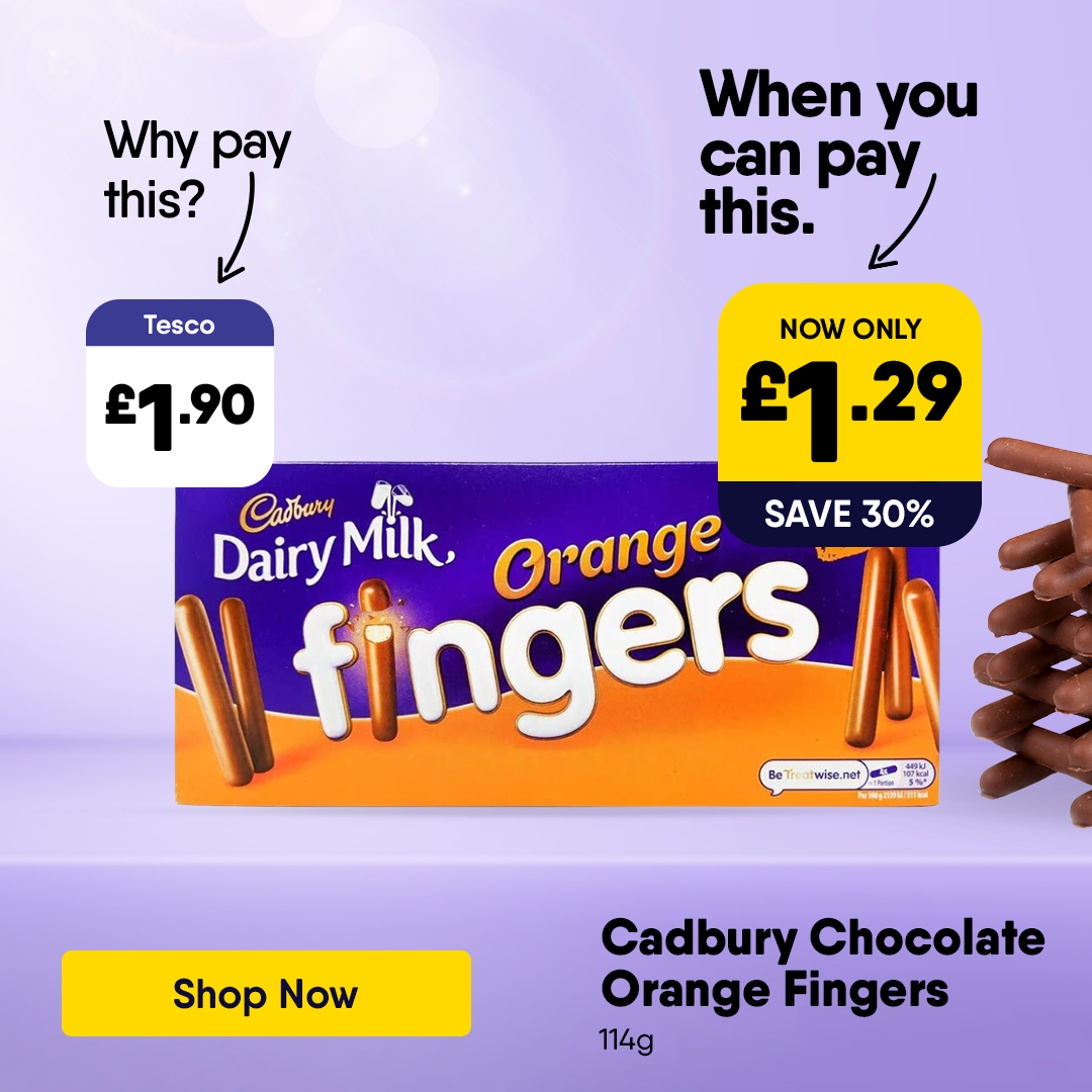 Cadbury Chocolate Orange Fingers