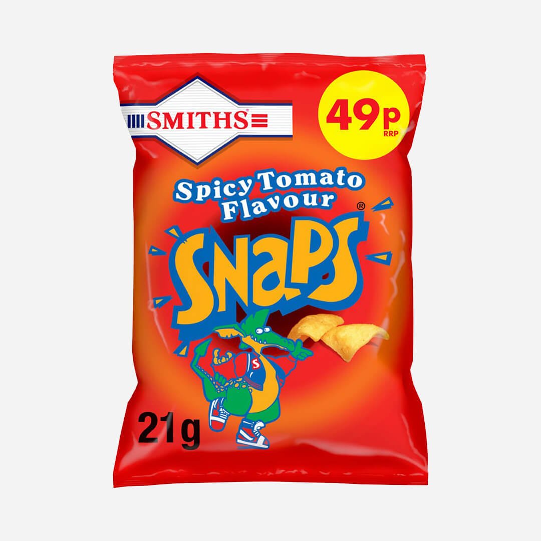 Image of 30 x Smiths Spicy Tomato Flavour Snaps