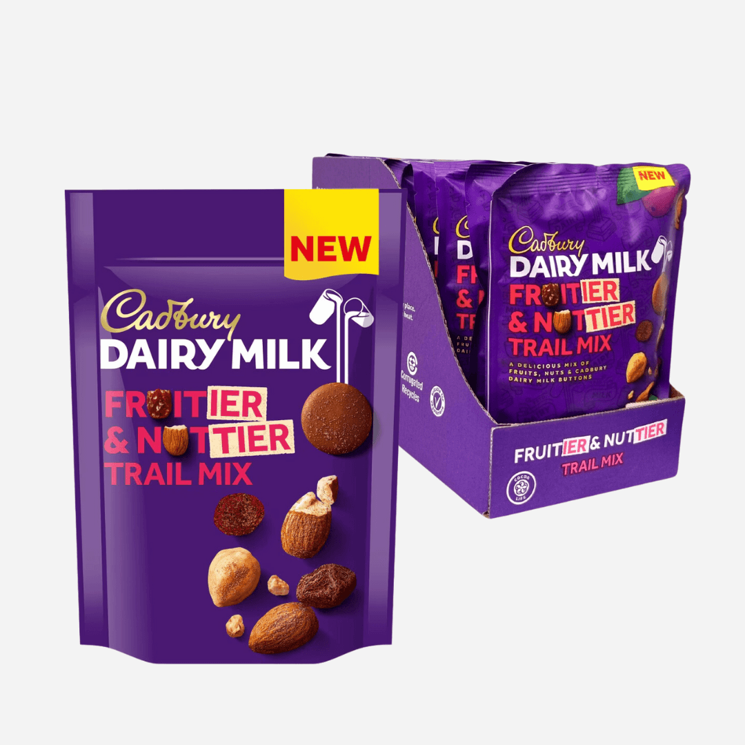 Image of 10 x Cadbury Dairy Milk Fruitier &amp; Nuttier Trail Mix