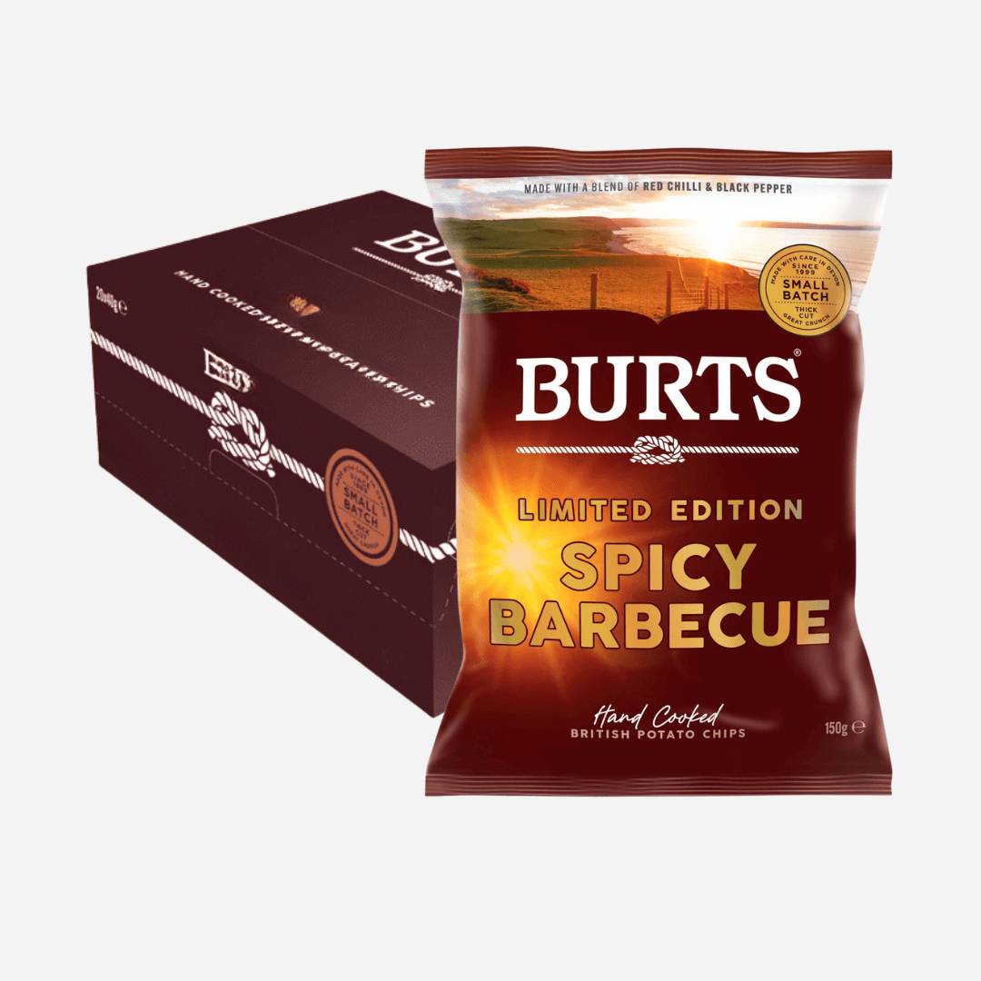 Image of 20 x Burts Spicy Barbecue Hand Cooked Crisps