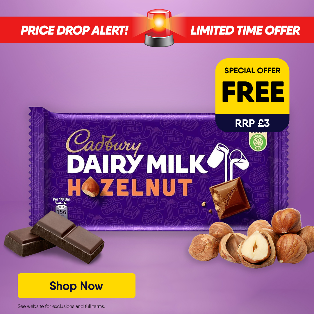 Free Dairy Milk Hazelnut