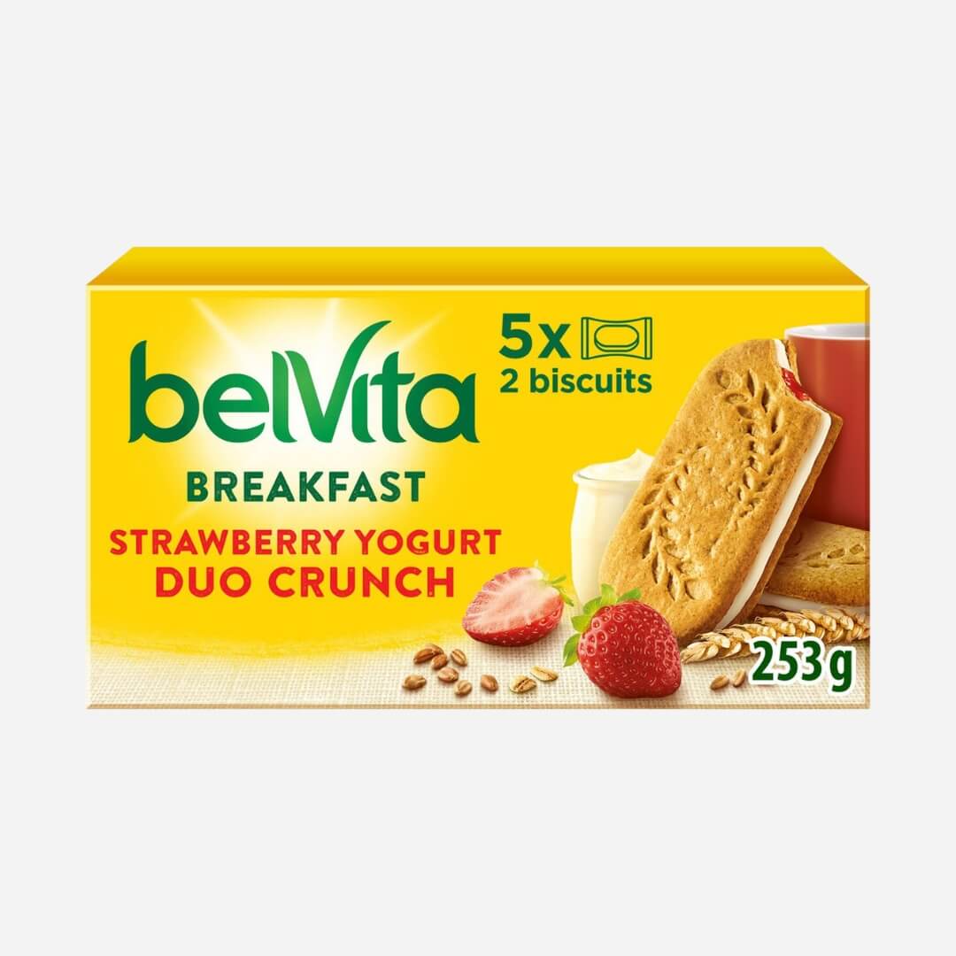 Image of Belvita Strawberry Yogurt Duo Crunch