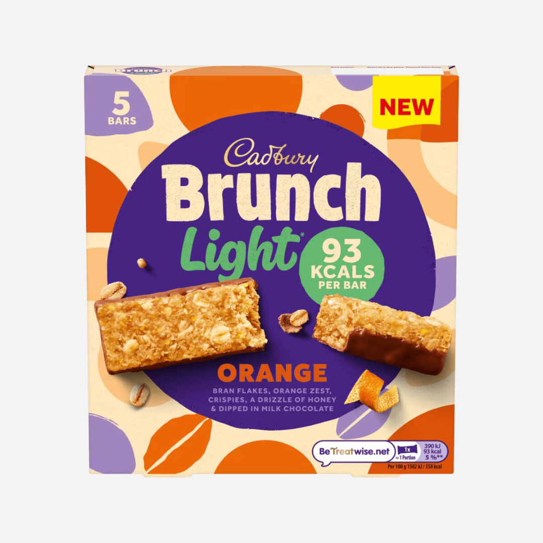 Image of Cadbury Brunch Light Orange Bars