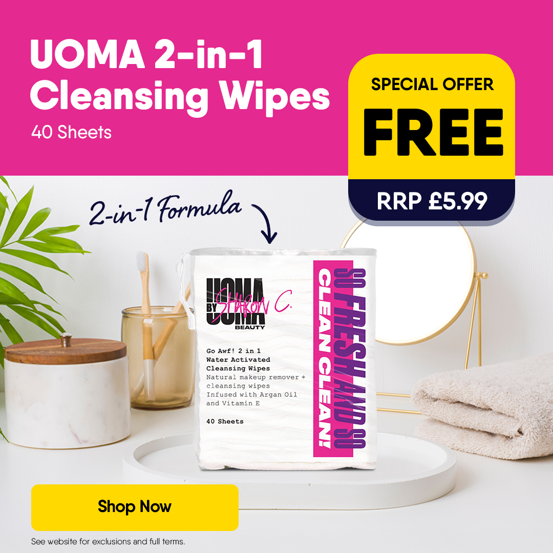 Uoma 2-in-1 Cleansing Wipes - Free