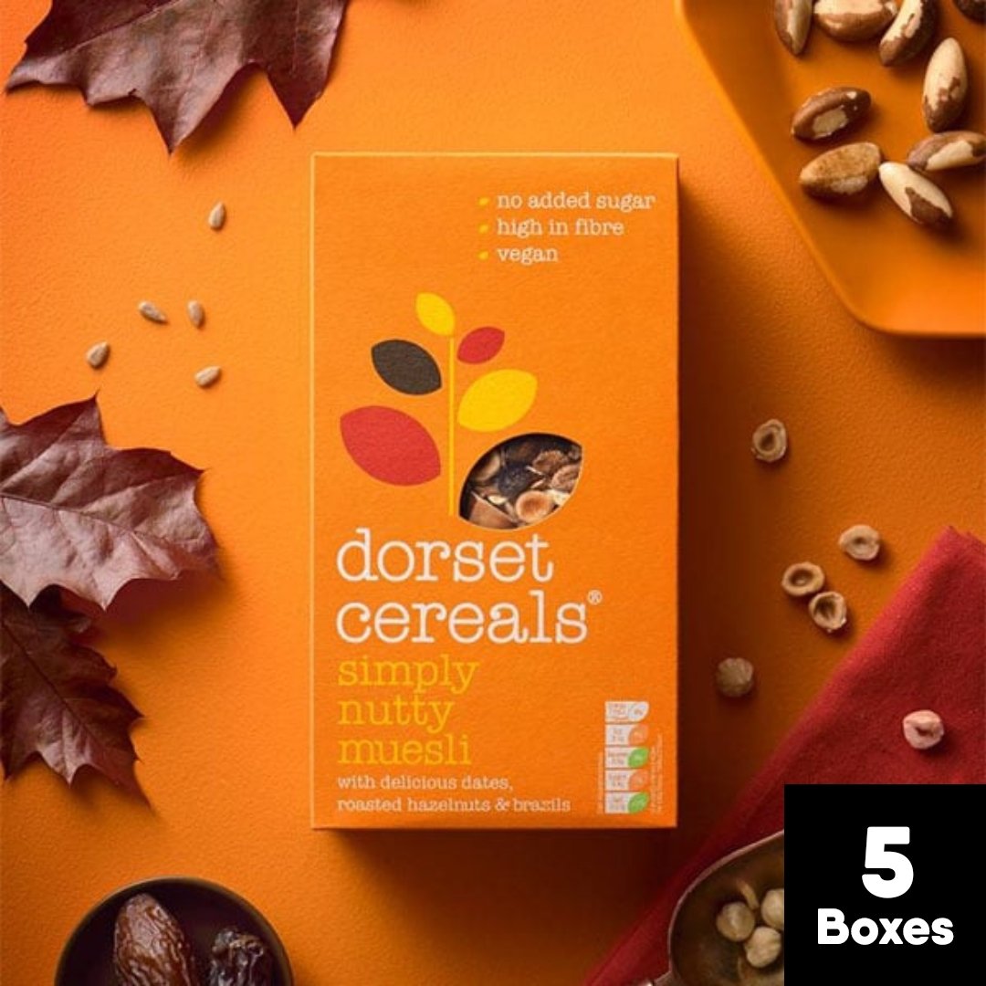 Image of 5 x Dorset Cereals Simply Nutty Muesli