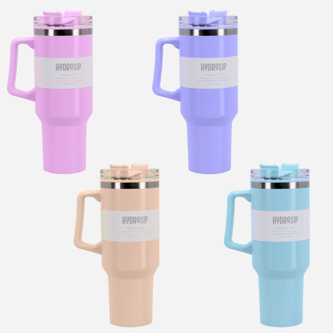 Image of HydroSip Large Travel Cup Pastel Colours