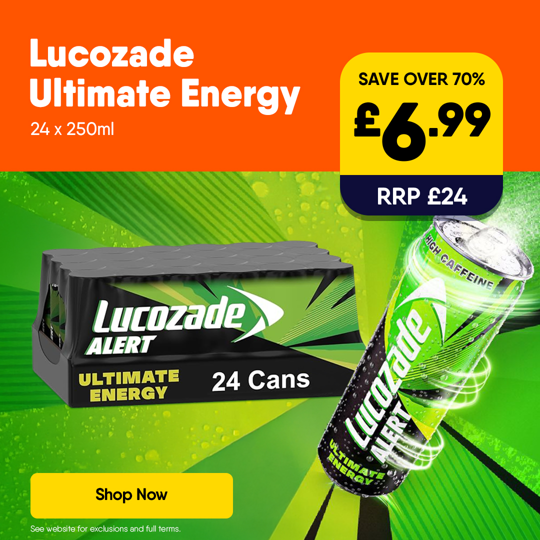 Lucozade Ultimate Energy - £6.99