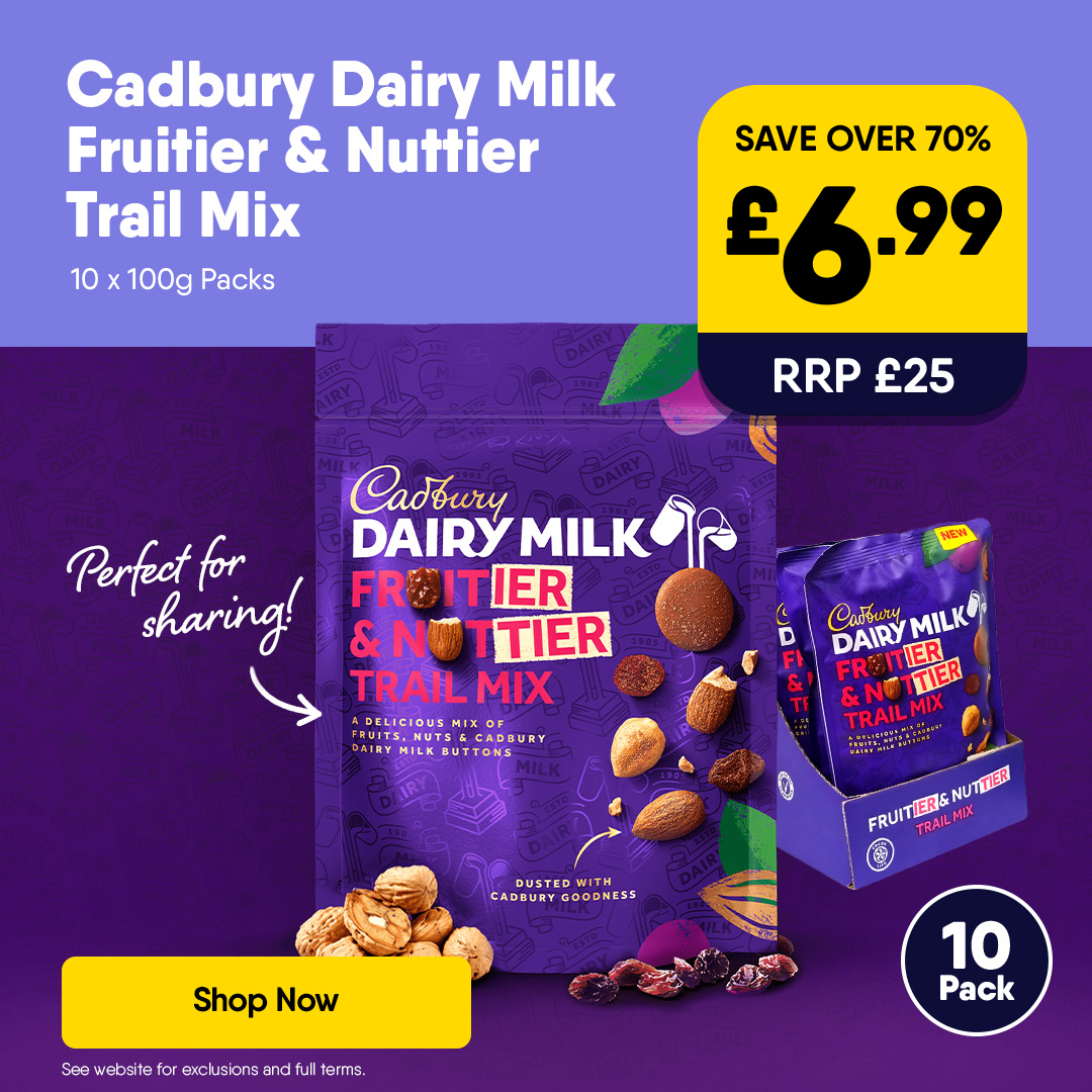 Cadbury Dairy Milk Fruitier & Nuttier Trail Mix - £6.99