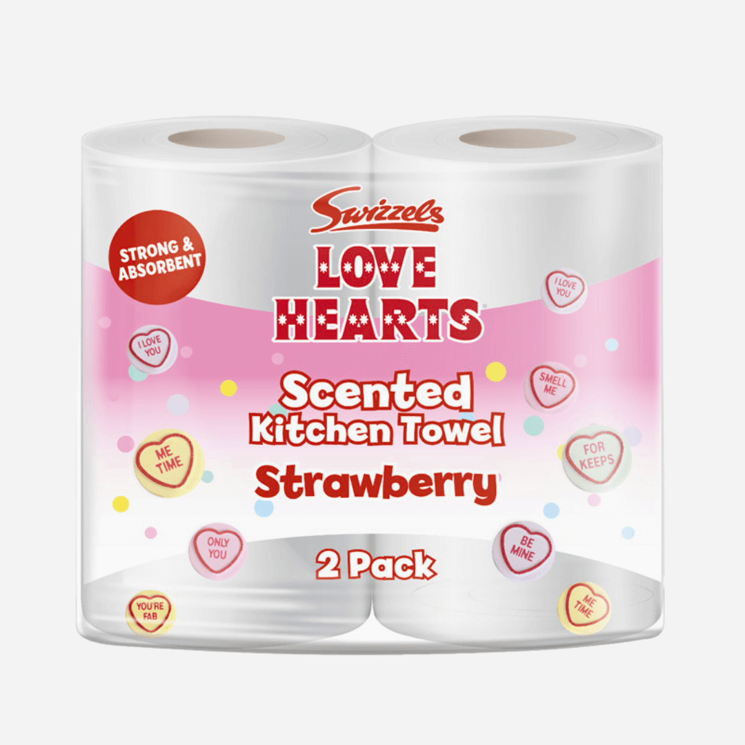 Image of Swizzels Love Hearts Scented Kitchen Roll