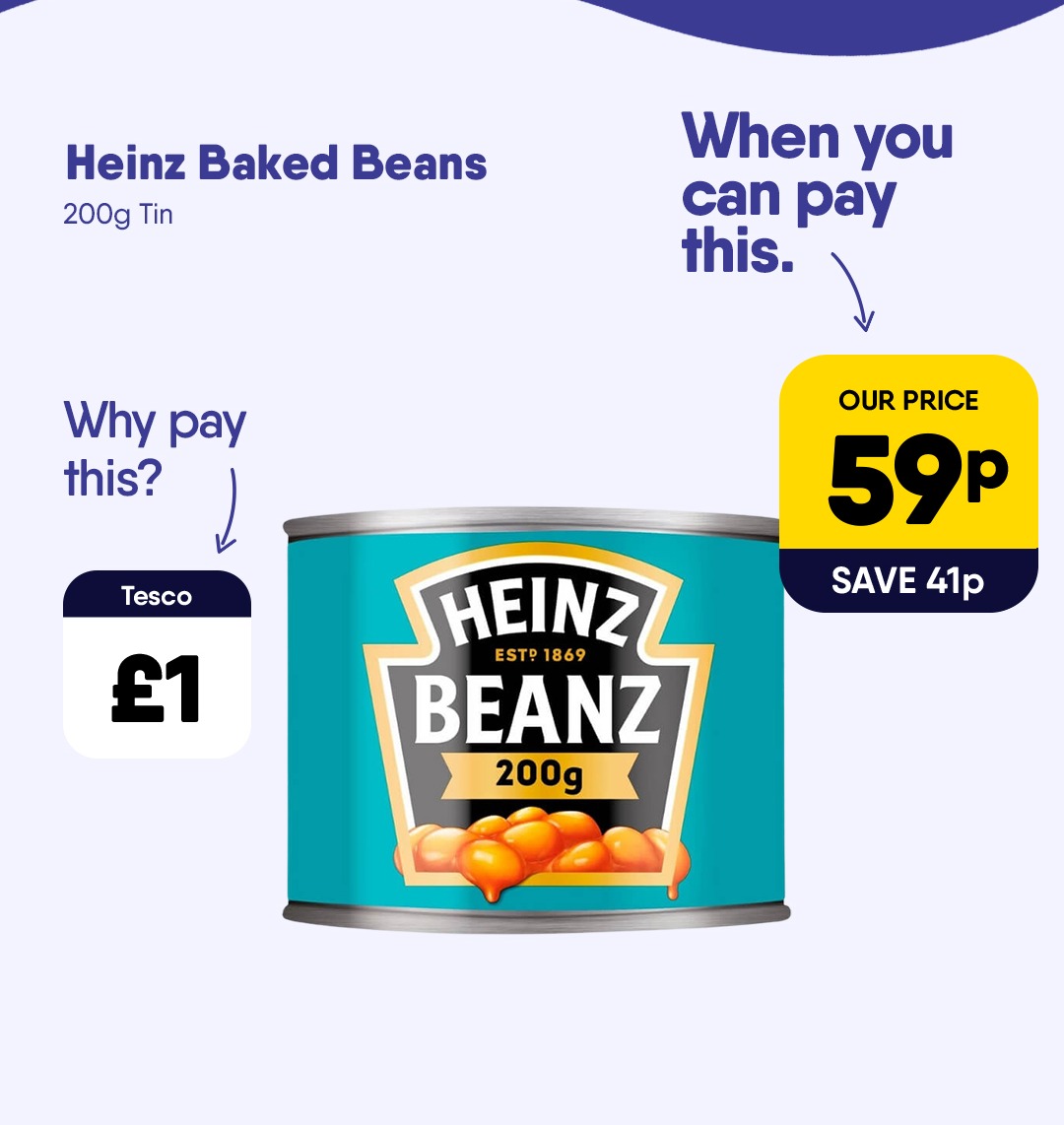 Heinz Baked Beans - 59p