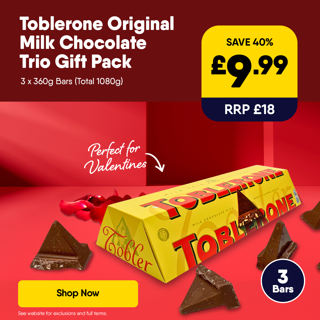 Toblerone 3 bars - £9.99