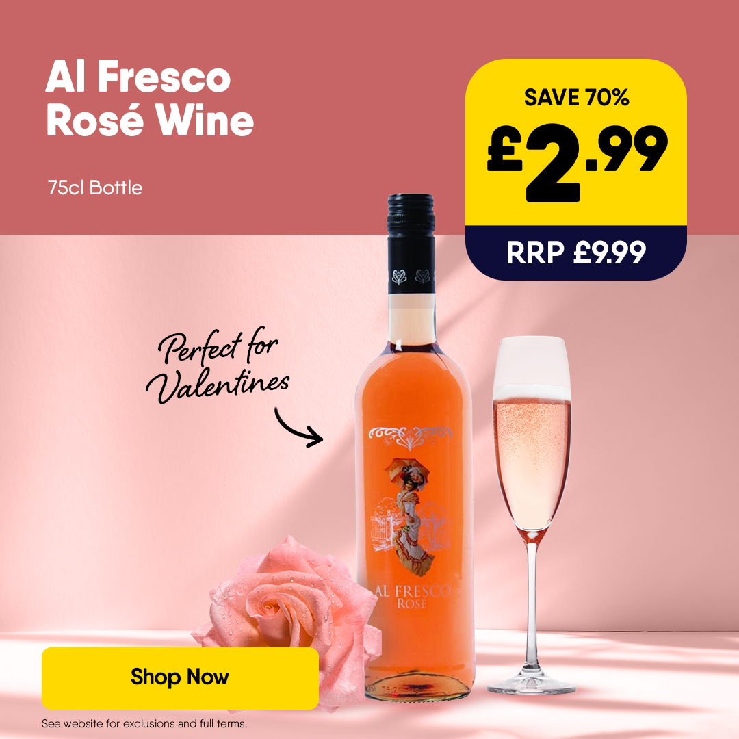 Al Fresco Rose Wine - £2.99