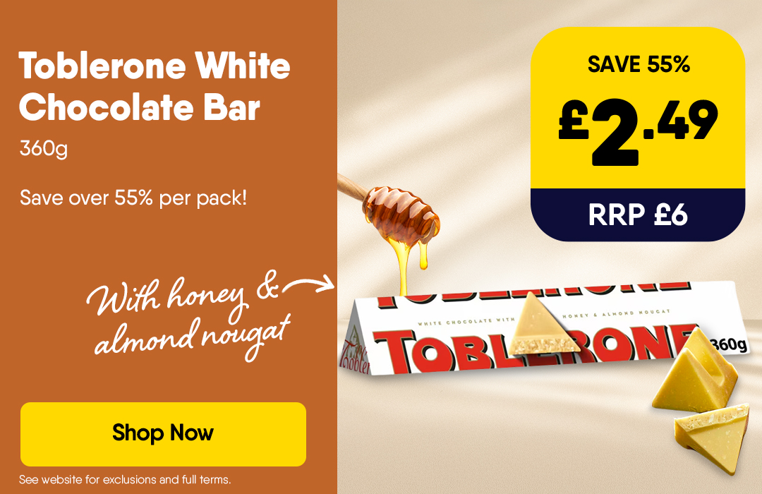 Toblerone White Chocolate Bar