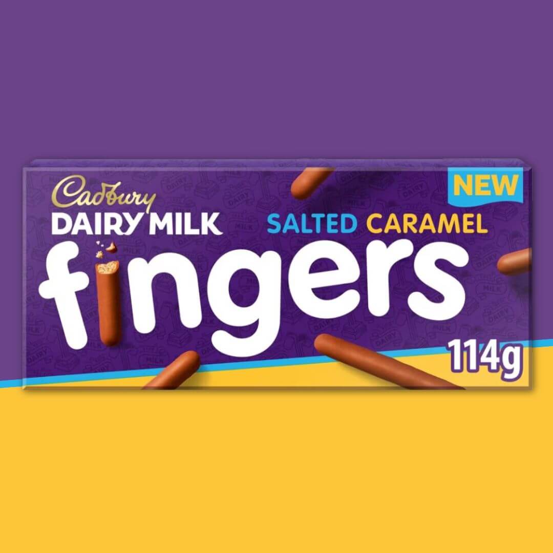 Image of Cadbury Dairy Milk Salted Caramel Fingers