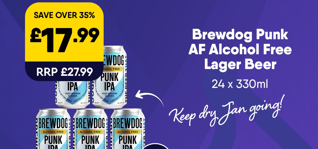 24 x Brewdog Alcohol Free - £17.99