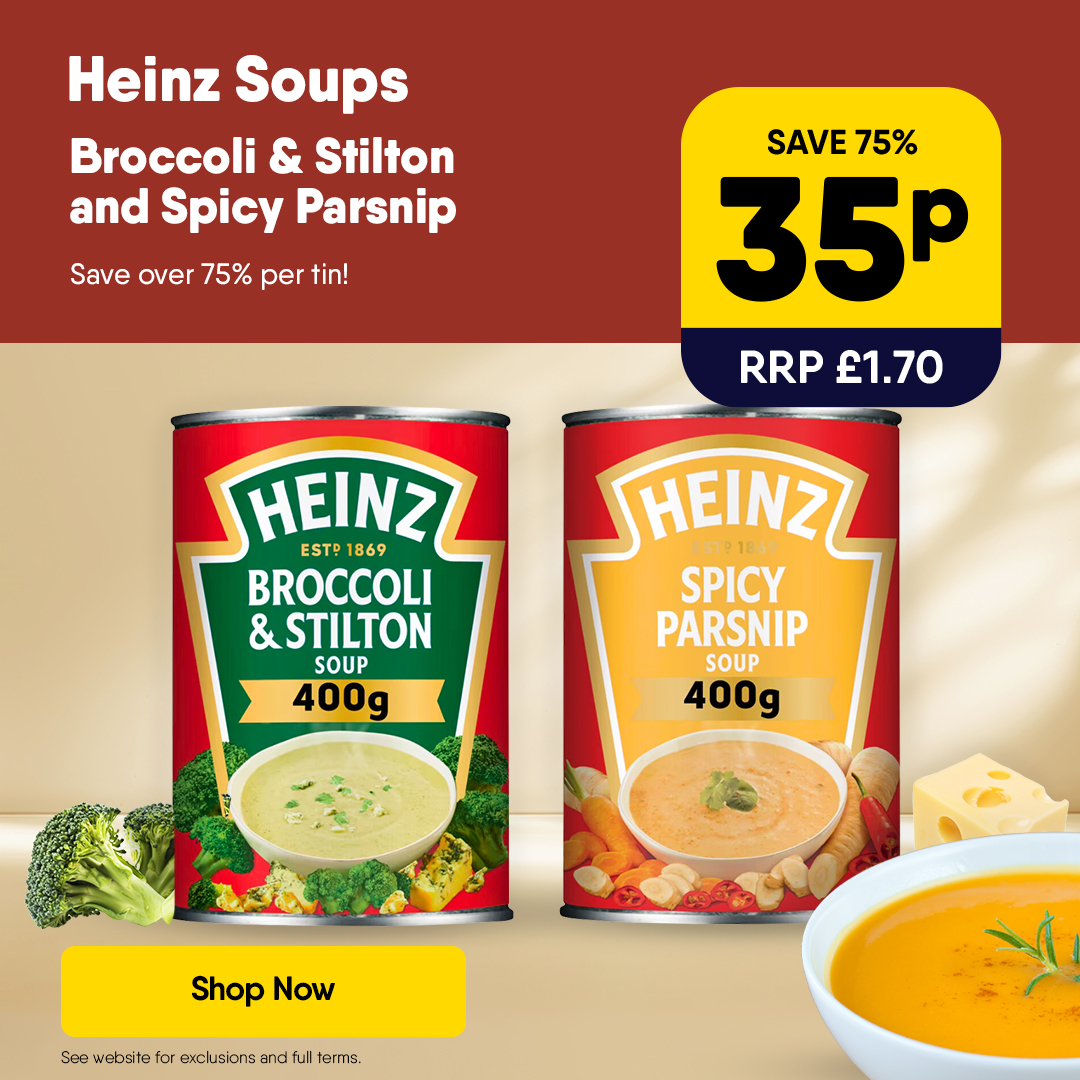 Heinz Soups - 35p