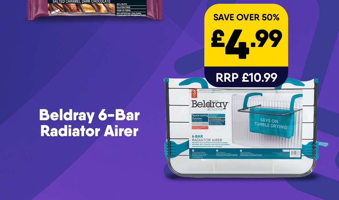 Beldray 6-bar Radiator Airer