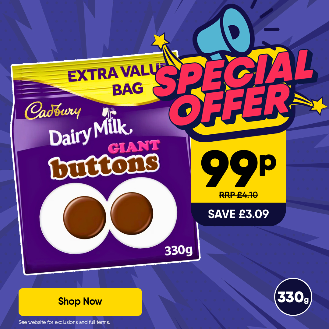 Giant Chocolate Buttons - 99p