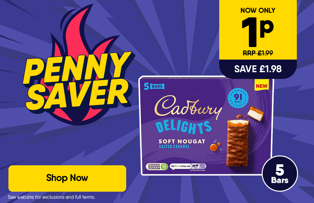 Cadbury Delights Soft Nougat - 1p