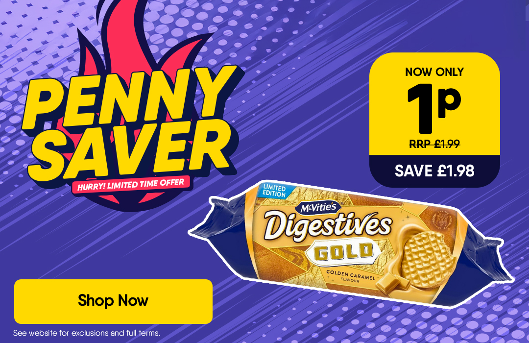 McVitie's Gold Digestives - 1p