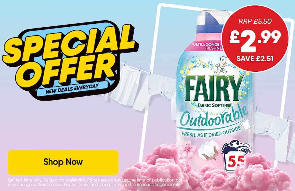 Fairy Outdoorables Fabric Conditioner £2.99