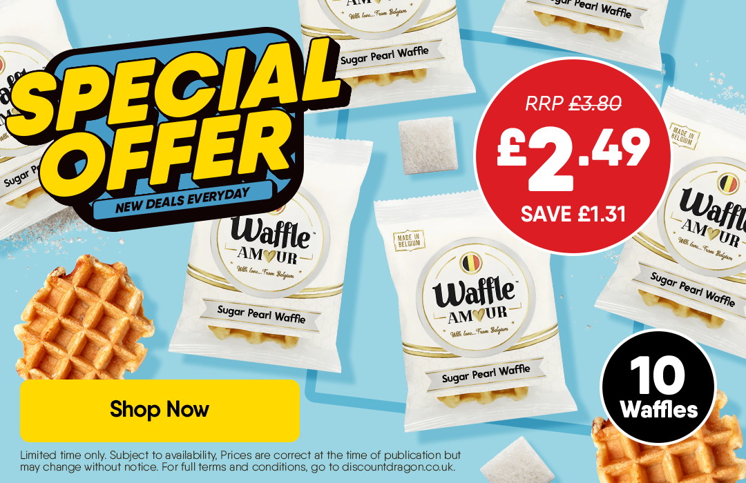 10 x Belgian Waffles £2.49 - RRP £3.80