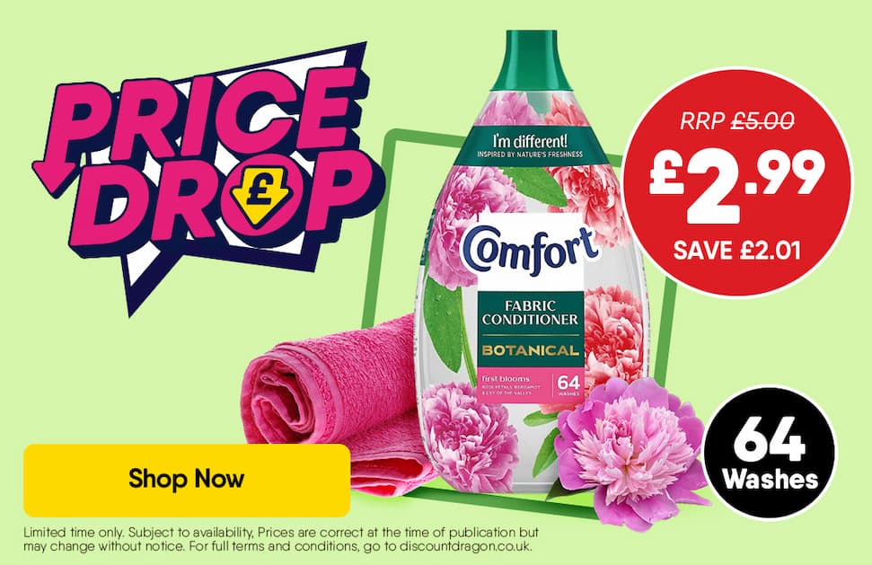 64 x Comfort Washes - £2.99