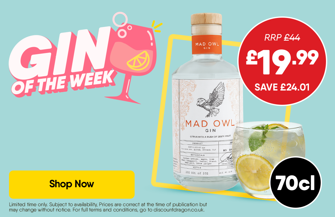 Gin of the week: Mad Owl £19.99 - RRP £44