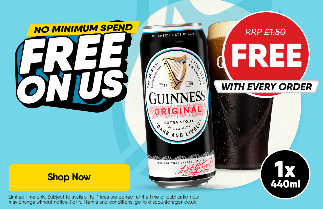 Guinness Original Dark & Lively Extra Stout - Free 