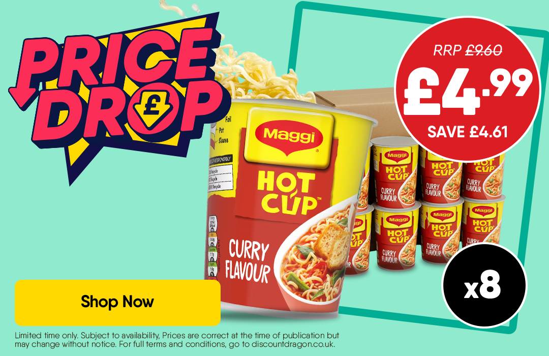 8 x Maggi Noodles pots £4.99 - RRP £9.60