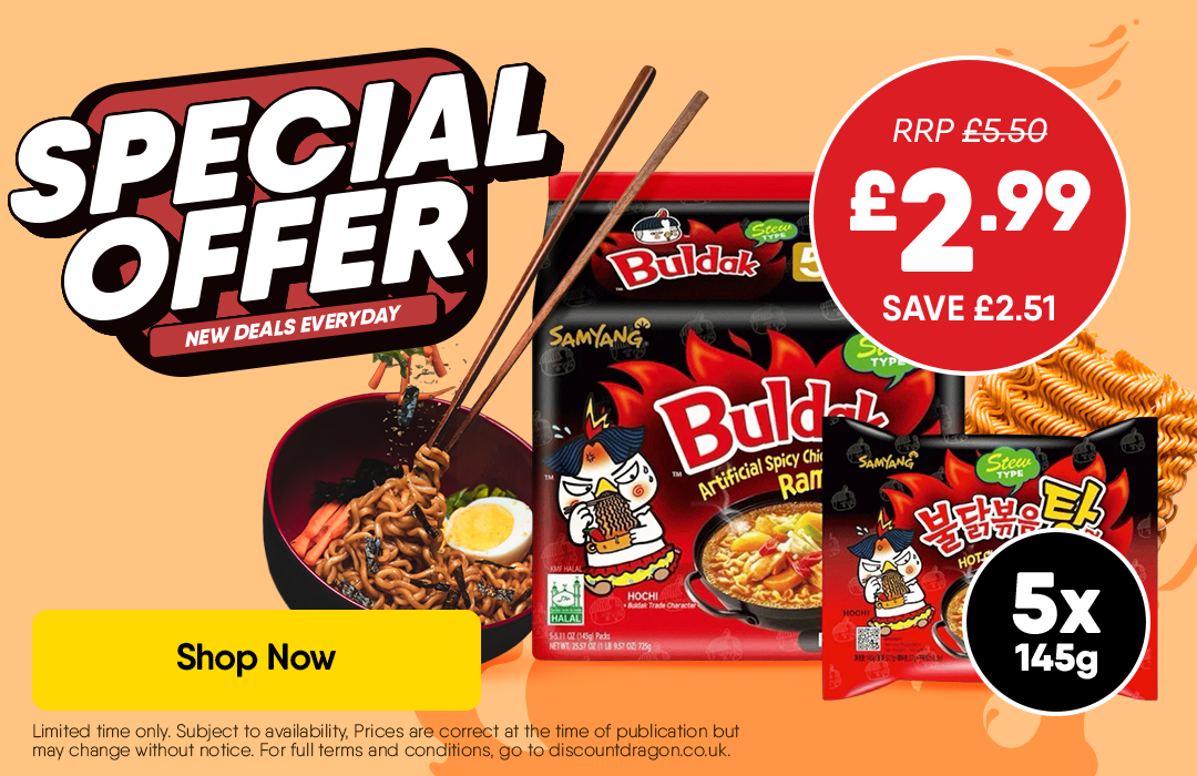 5 x Buldak Noodles - £2.99