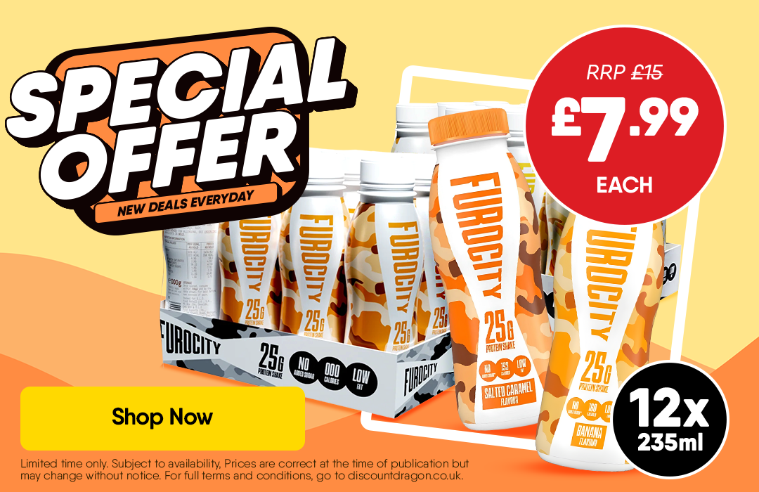 12 x 235ml Furocity Protein Shakes £7.99 - RRP £15