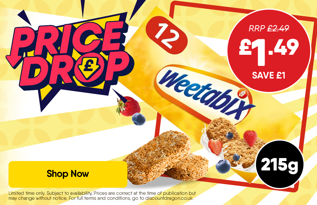 12 x Weetabix original £1.49 - RRP £2.49