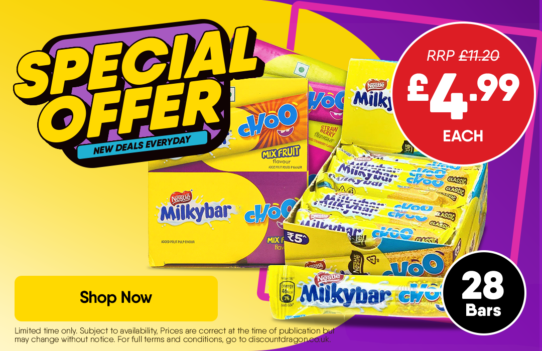 28 x Milkybar Choo's £4.99 - RRP £11.20