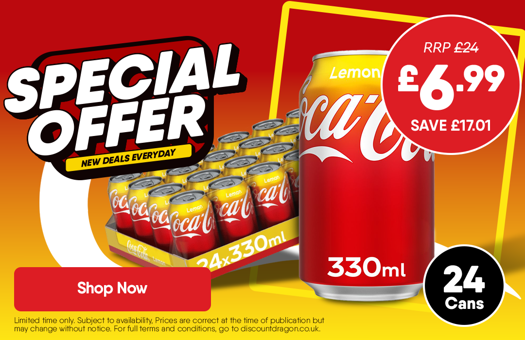 24 x 330ml Coke Lemon cans £6.99 - RRP £24