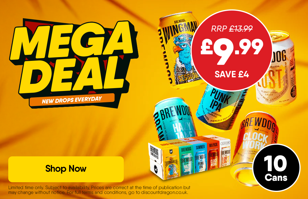 10 x Brewdog cans £9.99 - RRP £13.99